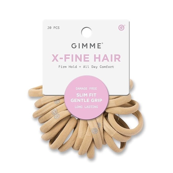 NWT Gimme X-Fine Hair Ties - Tan - Picture 1 of 4